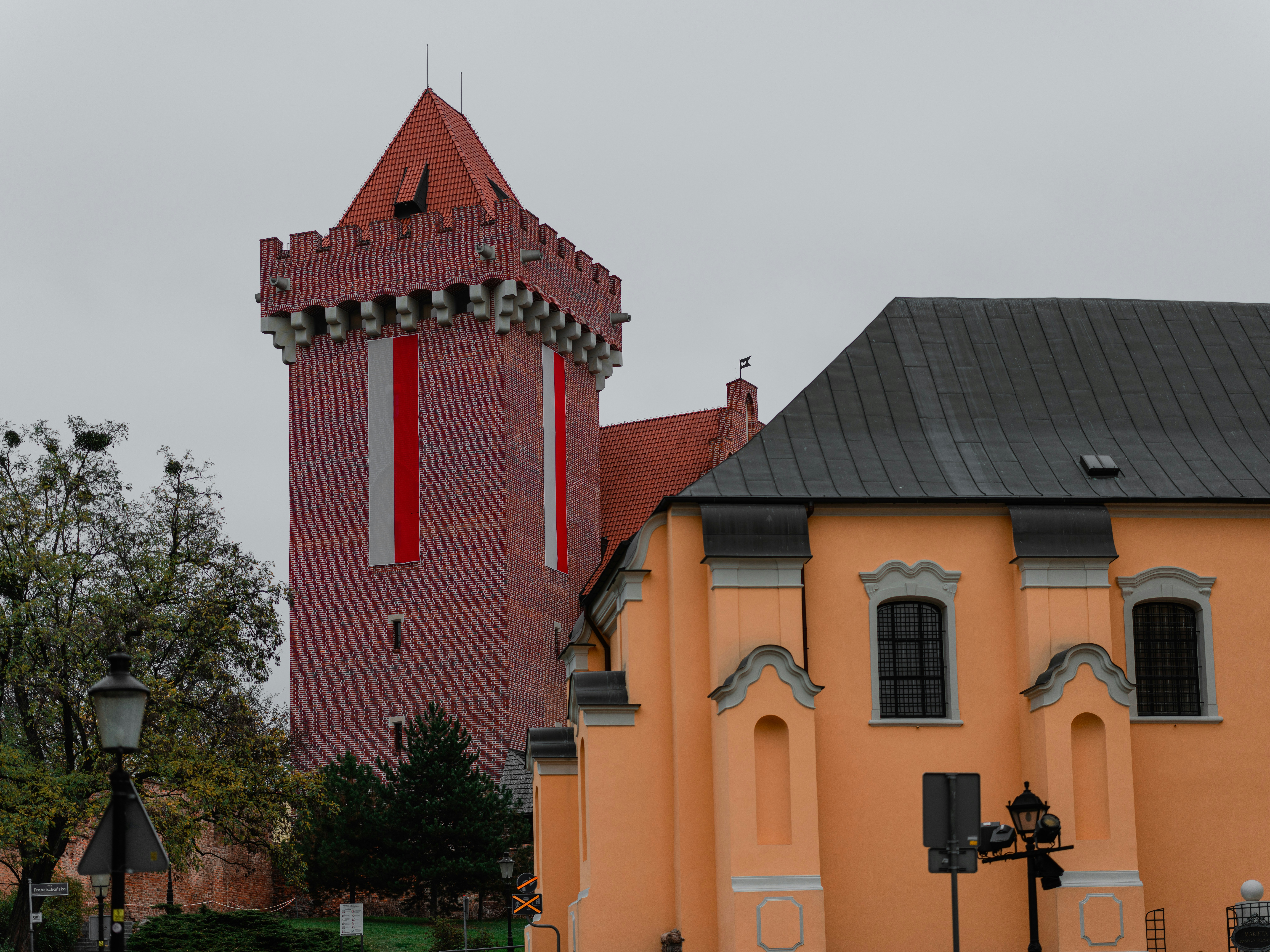 a building with a tower