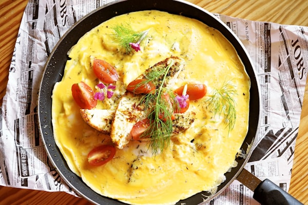 Spelt-omelet met heel veel groenten — receptfoto