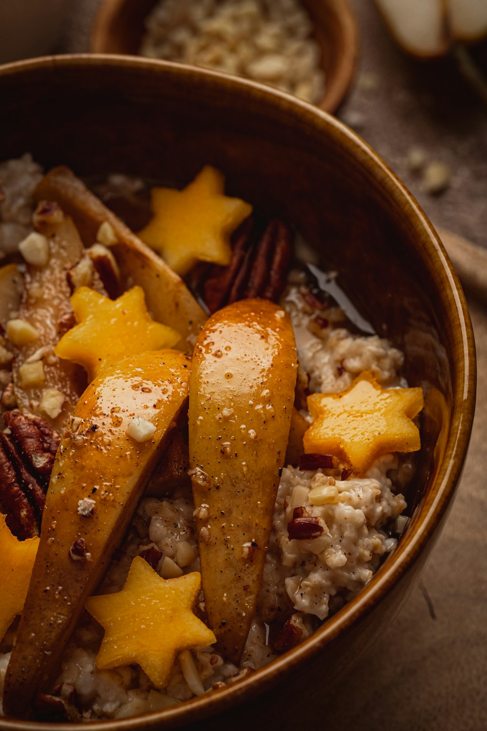 a bowl of food