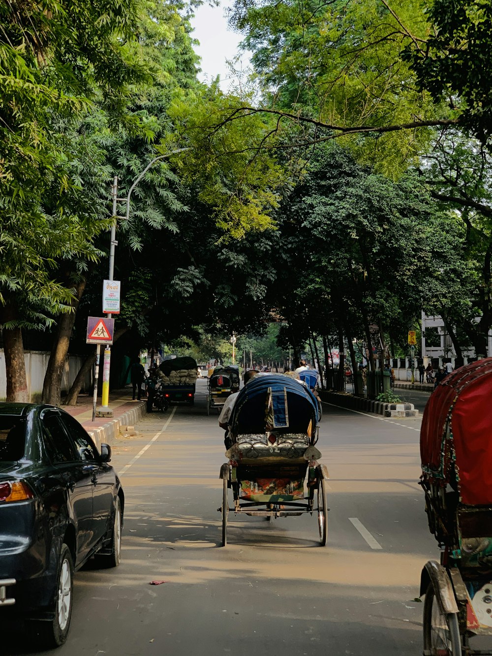 a carriage on the street