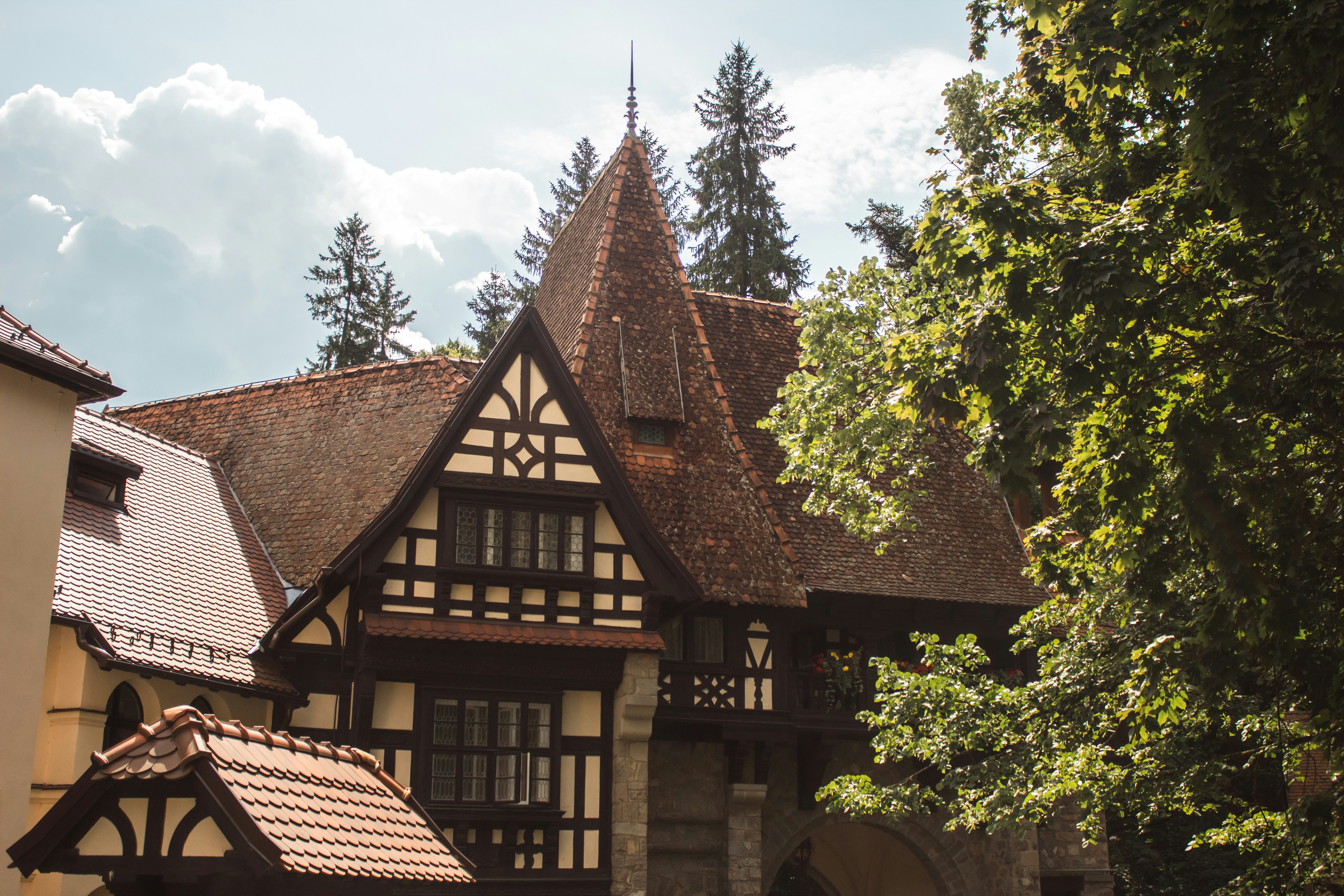 Chapel in the Hills with a steeple