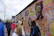 Visitors exploring vibrant urban murals in Guadalajara guided by artmind.