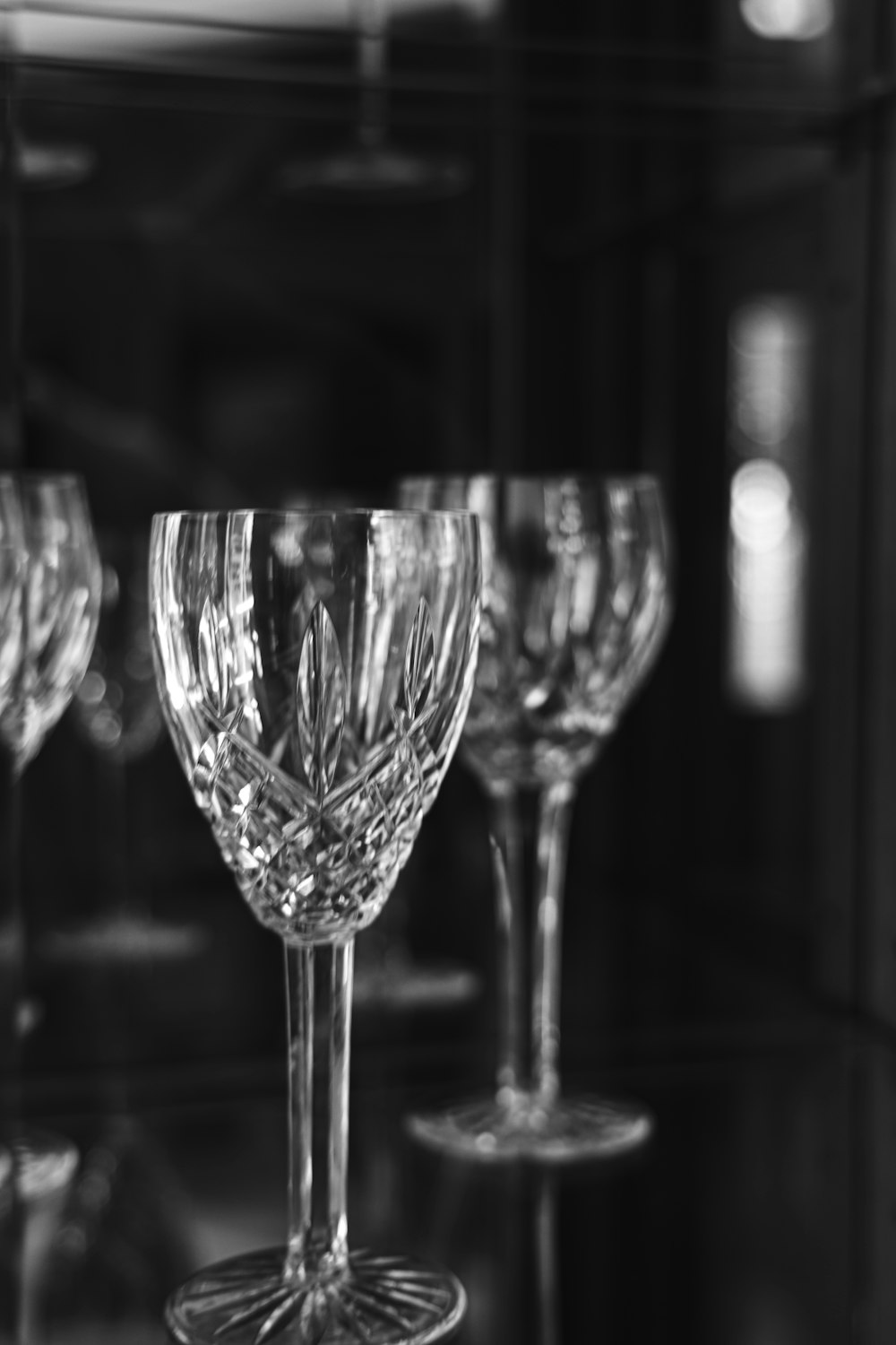 a couple of wine glasses