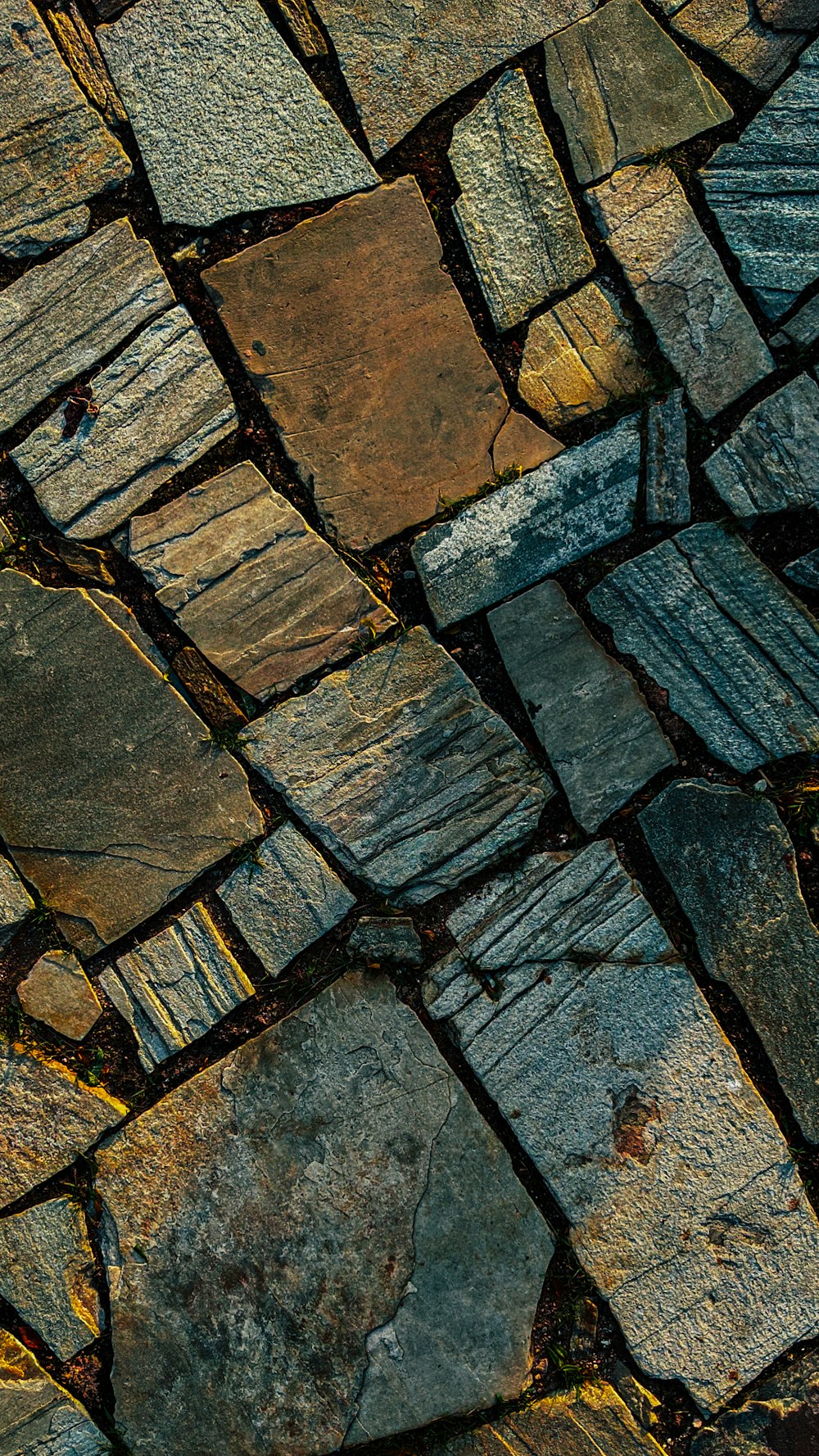 a close up of a stone surface