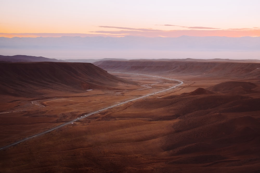 a road in the desert