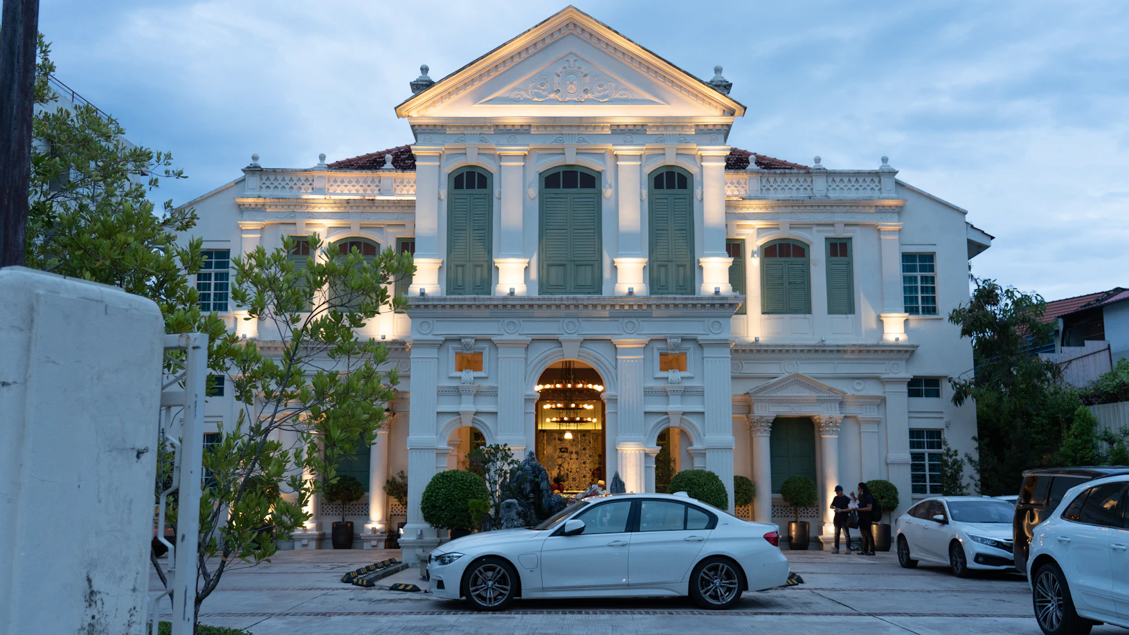 A beautifully restored colonial courtyard mansion hotel