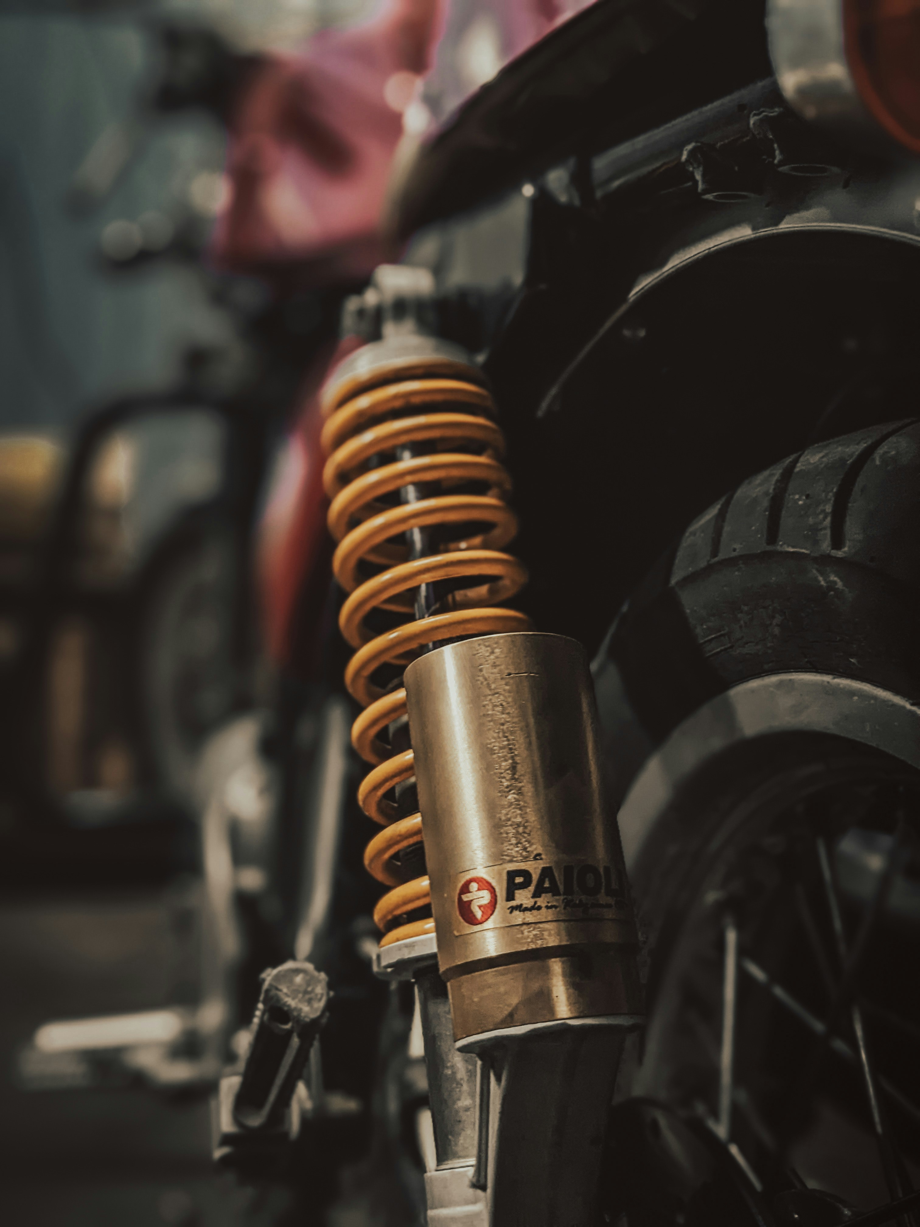 a close-up of a fire extinguisher