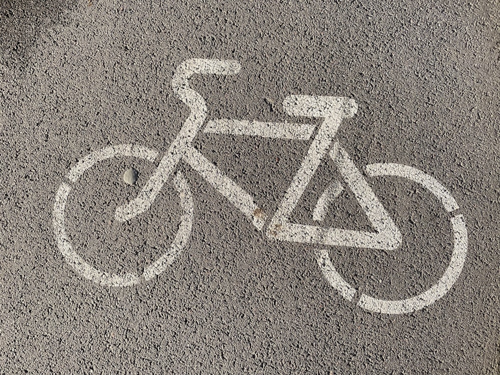 a bicycle on a surface