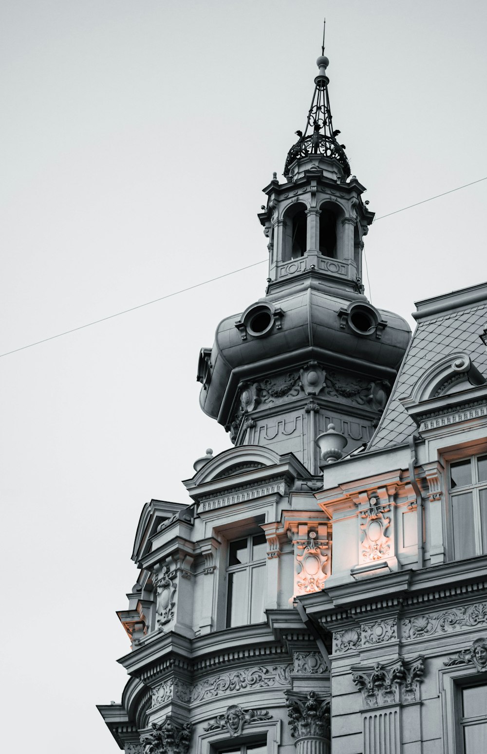 a building with a tower