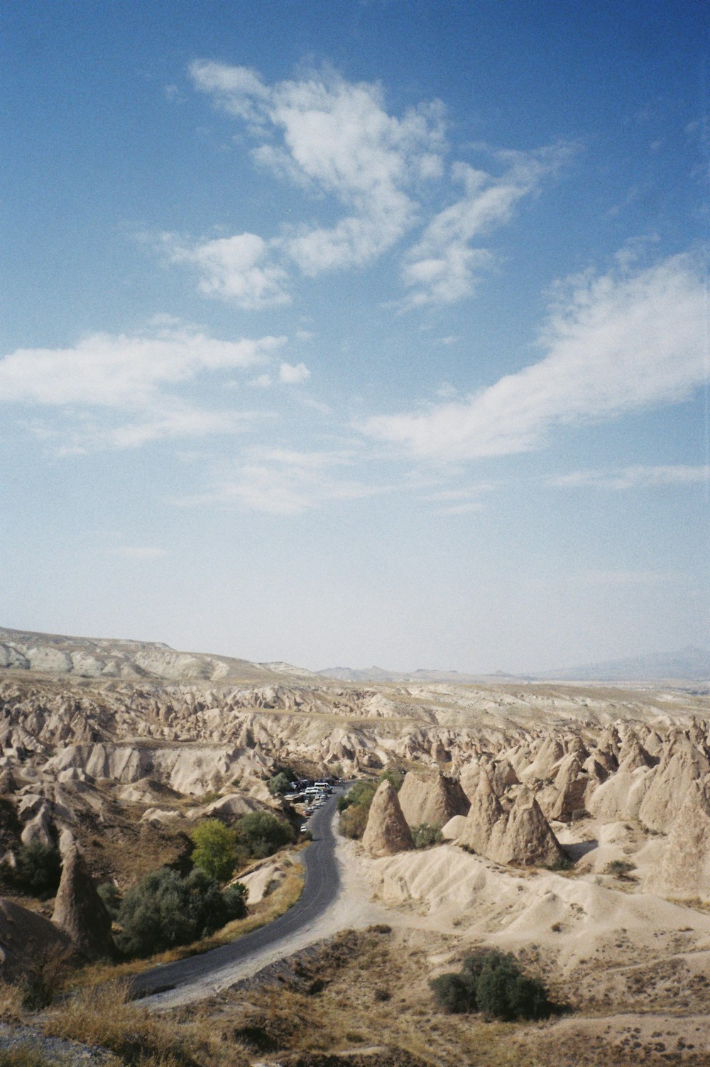 a road in a desert