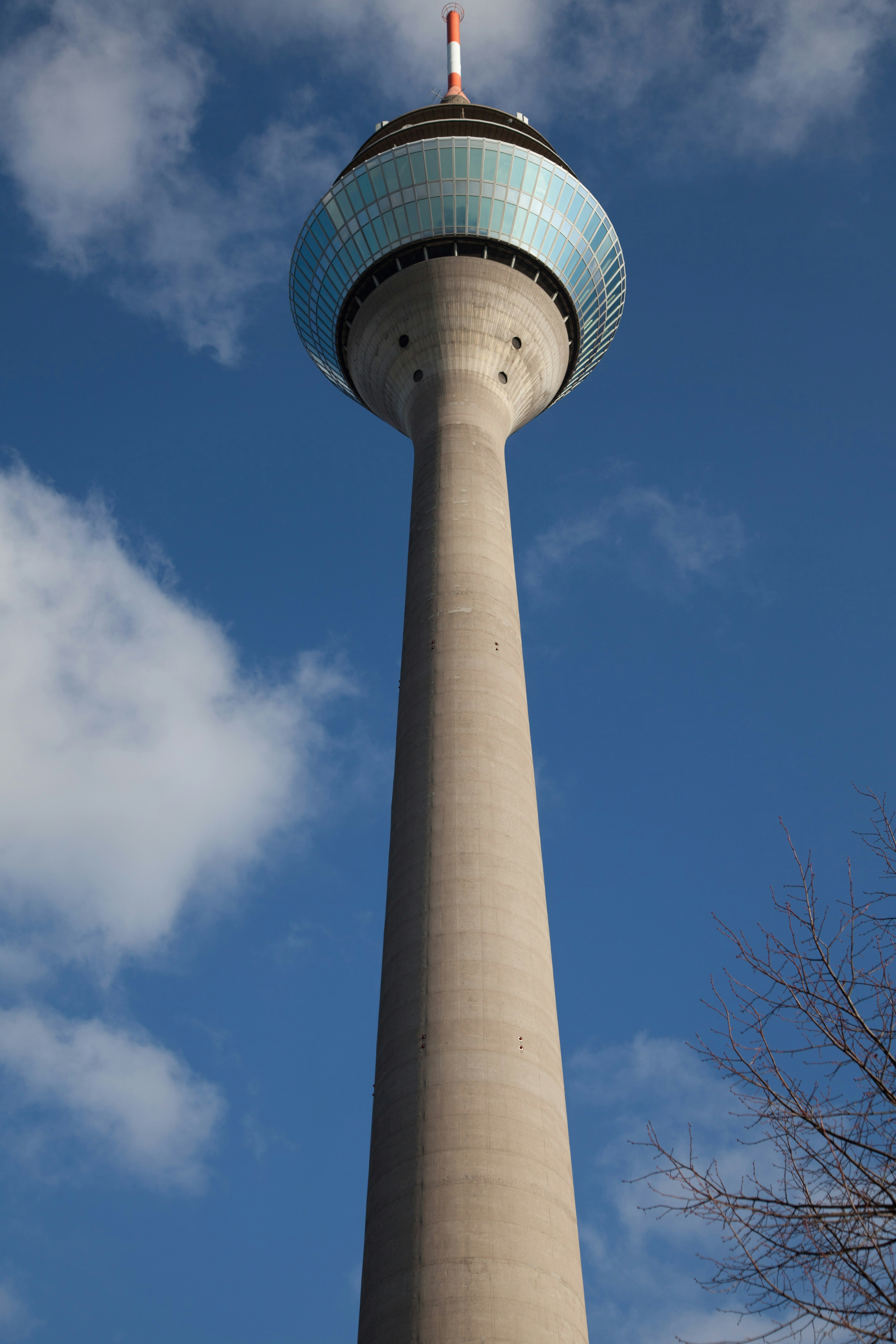 a tall tower with a circular top