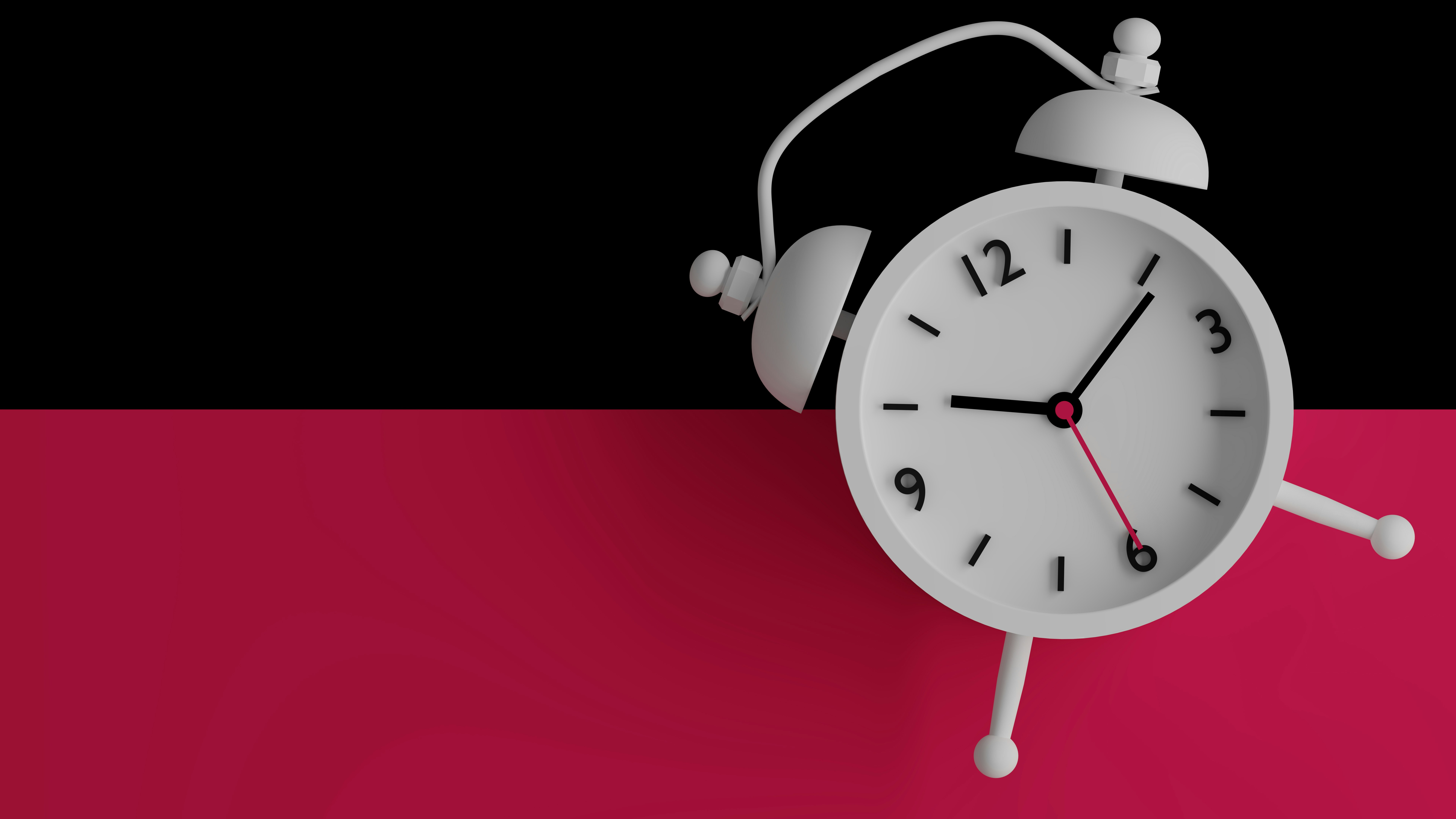 eine weiße Uhr mit weißem Zifferblatt