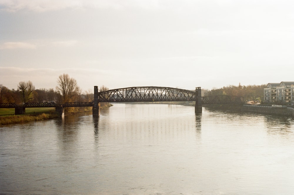 a bridge over a river