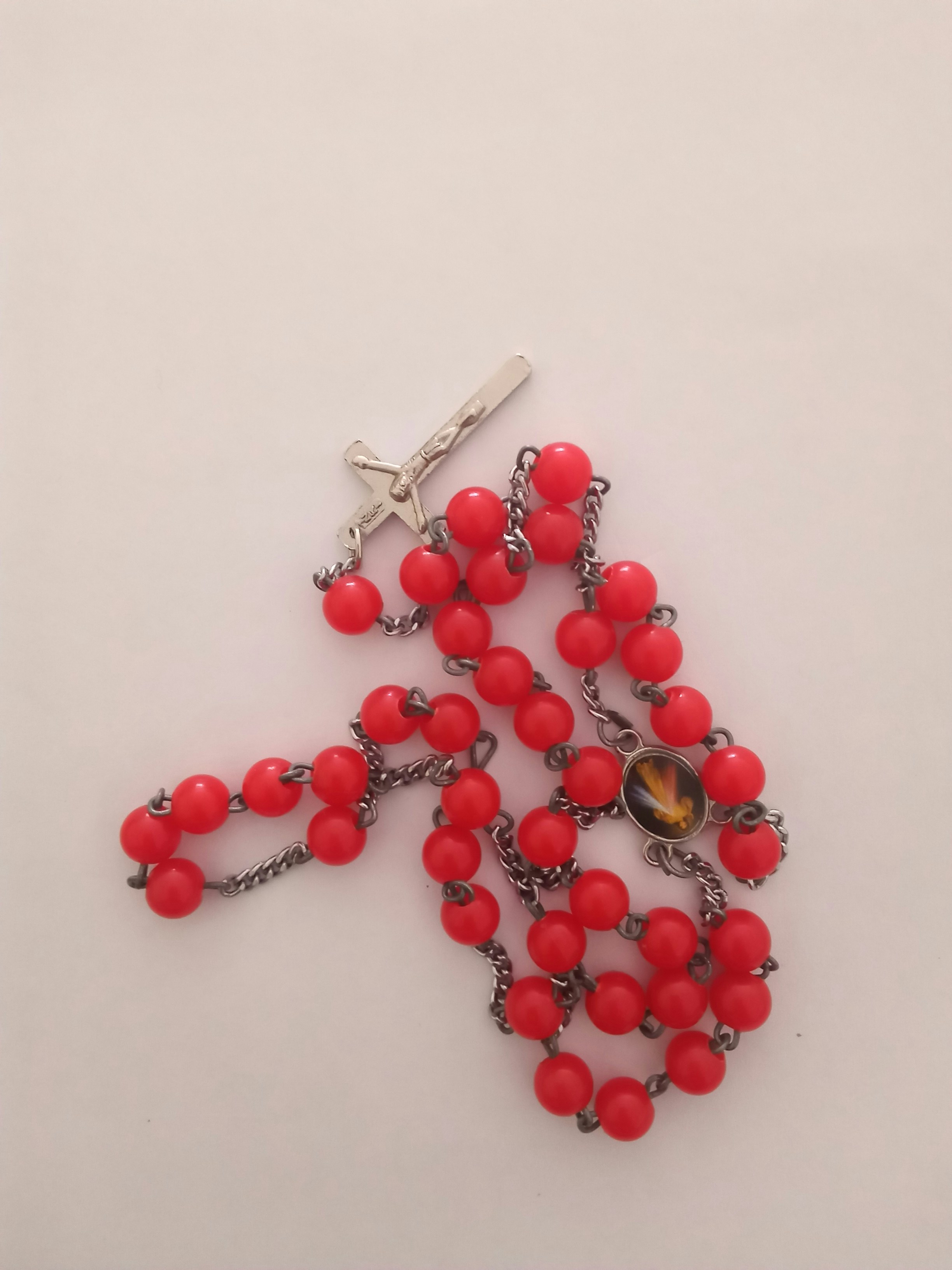 Terço de madeira artesanal