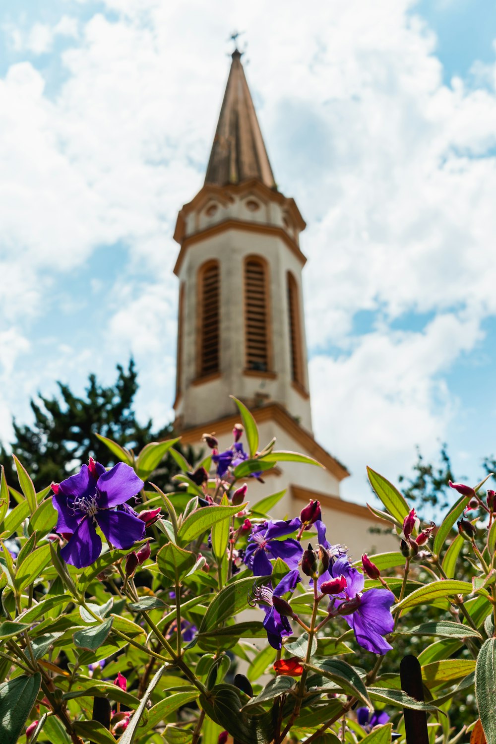 a tall building with a tower