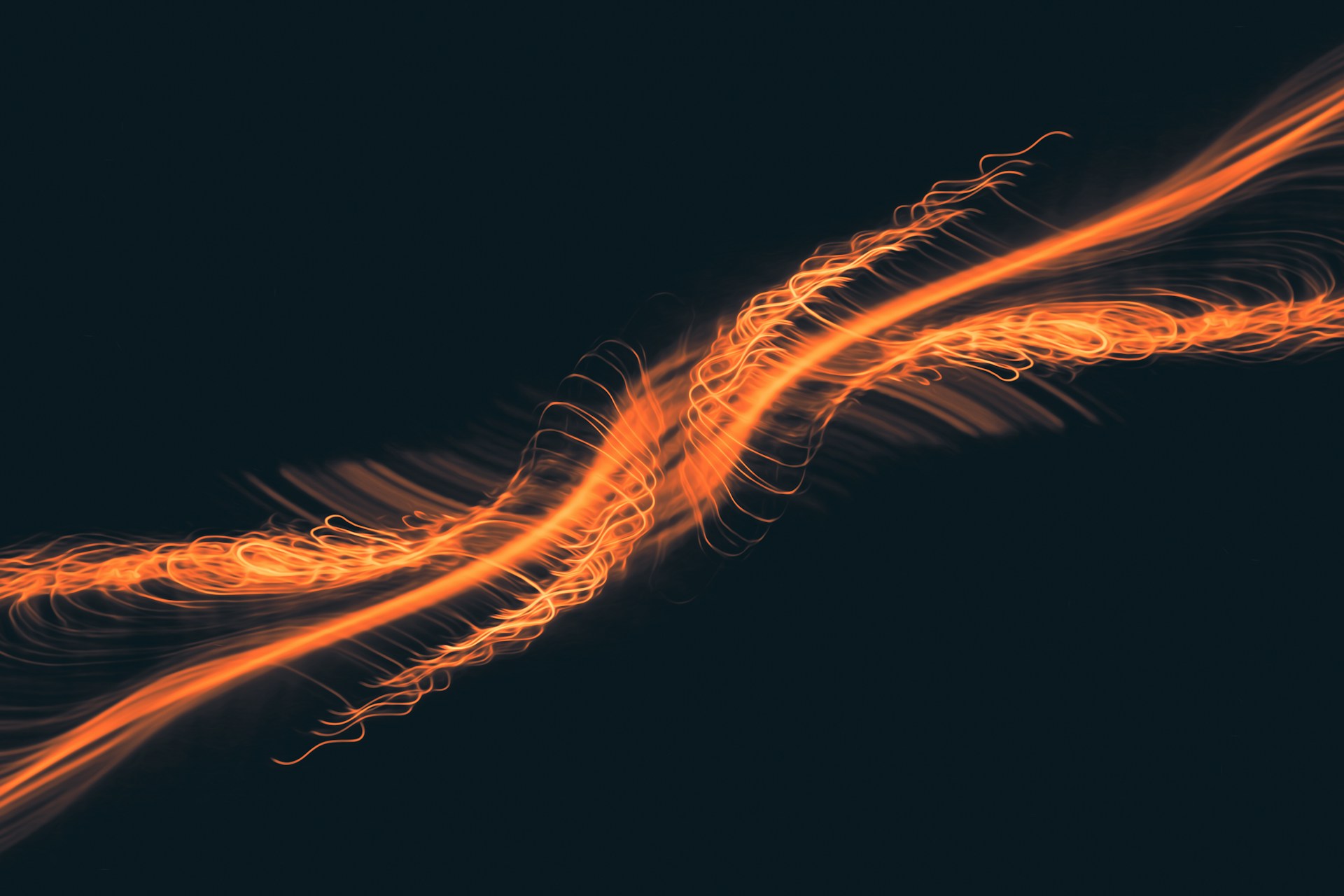 a close-up of a lightning bolt