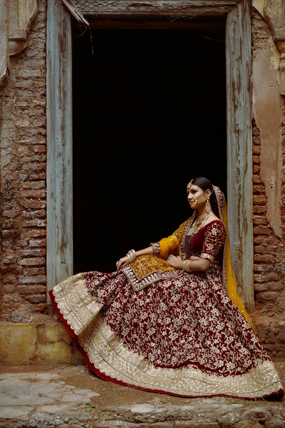 a person sitting on a bench