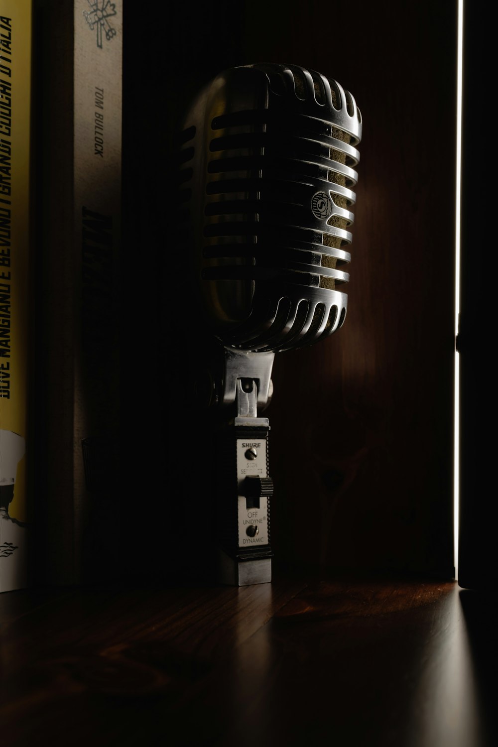 a close-up of a microphone