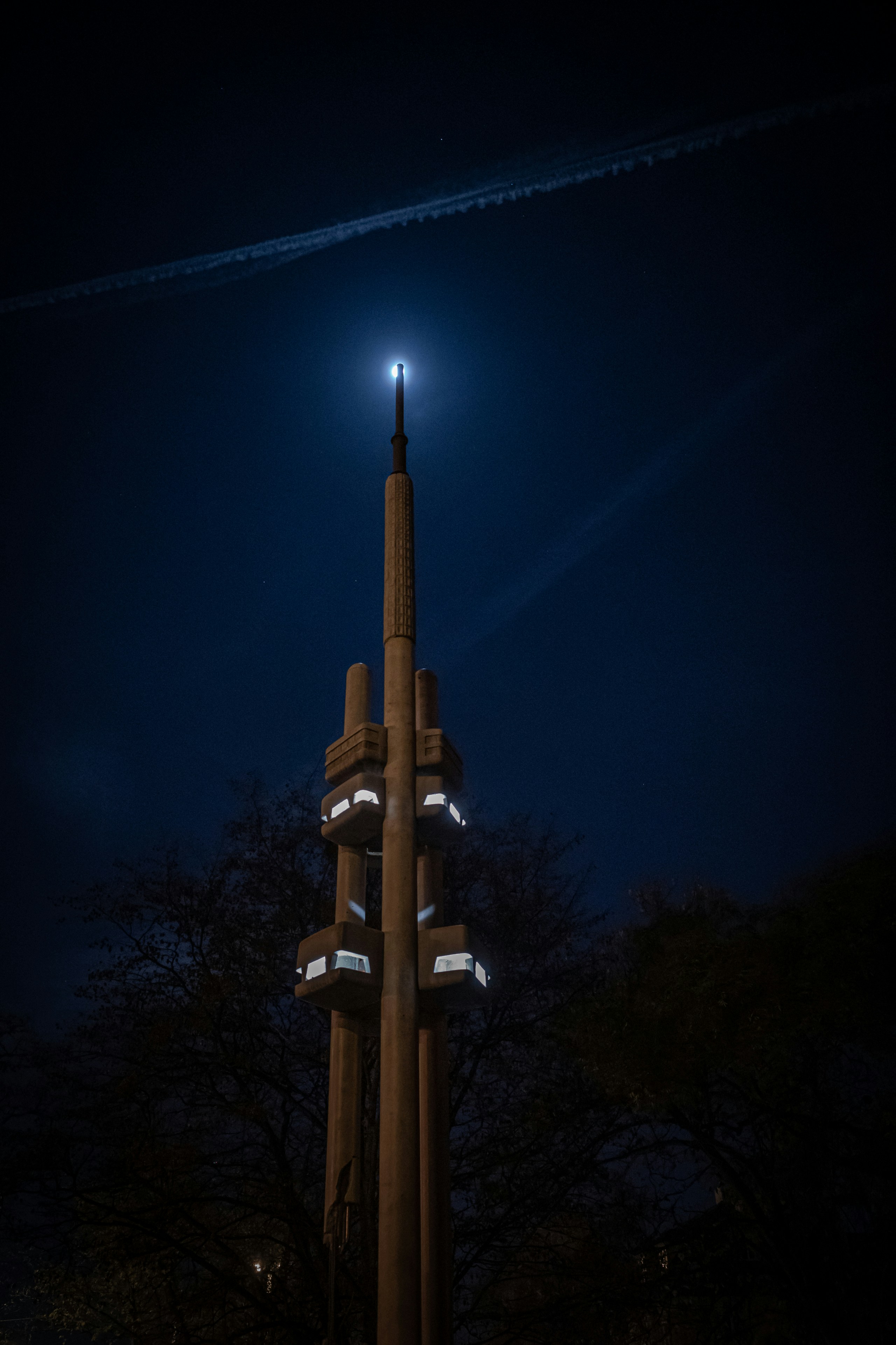 a rocket launching into the sky