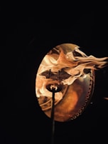 A brave marshmallow character cleverly dodging obstacles in a forest setting.