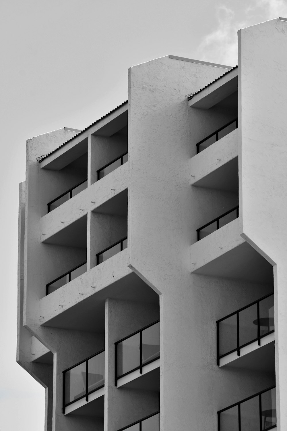 a building with balconies