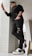 a person in black clothes