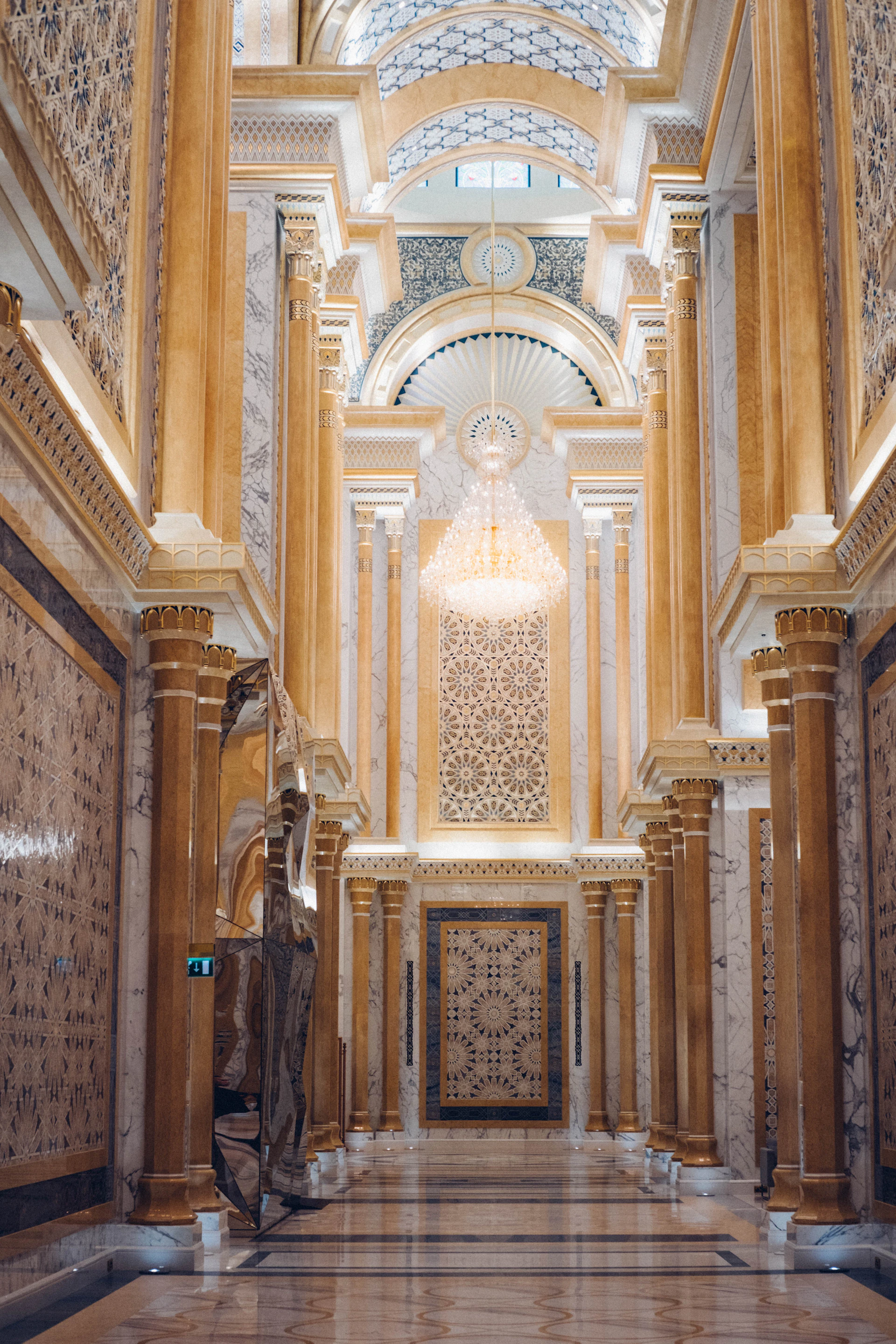 a large ornate building with columns