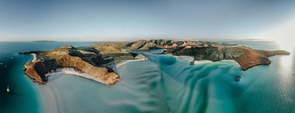 A group of islands in the ocean