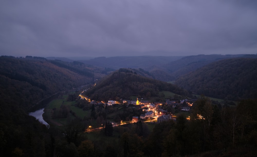 a town in the valley