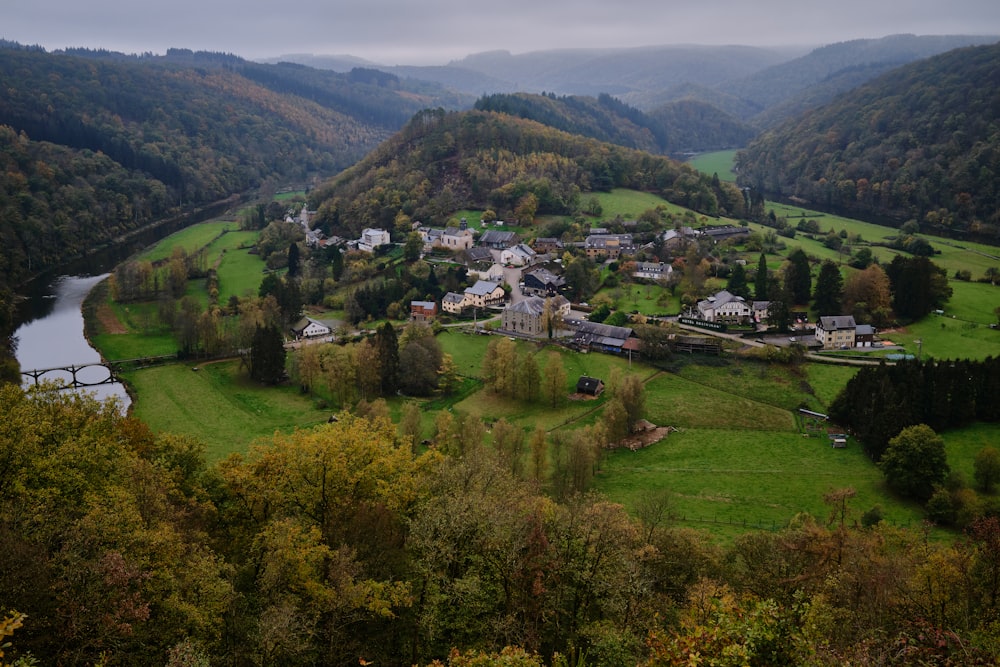 a town in the valley