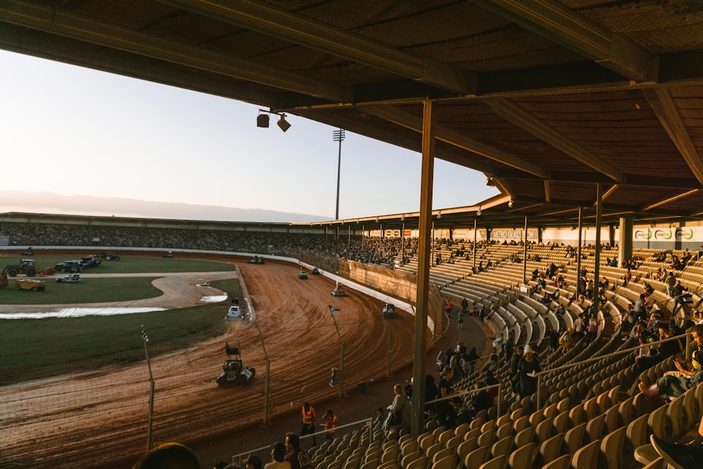 a large empty stadium