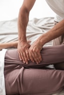 a man and woman holding hands