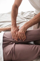 a man and woman holding hands