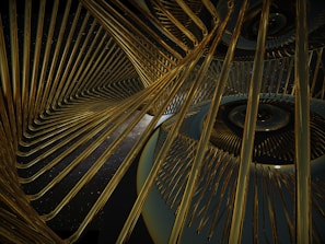 A cosmic spiral symbolizing the quest for truth amidst swirling galaxies and light