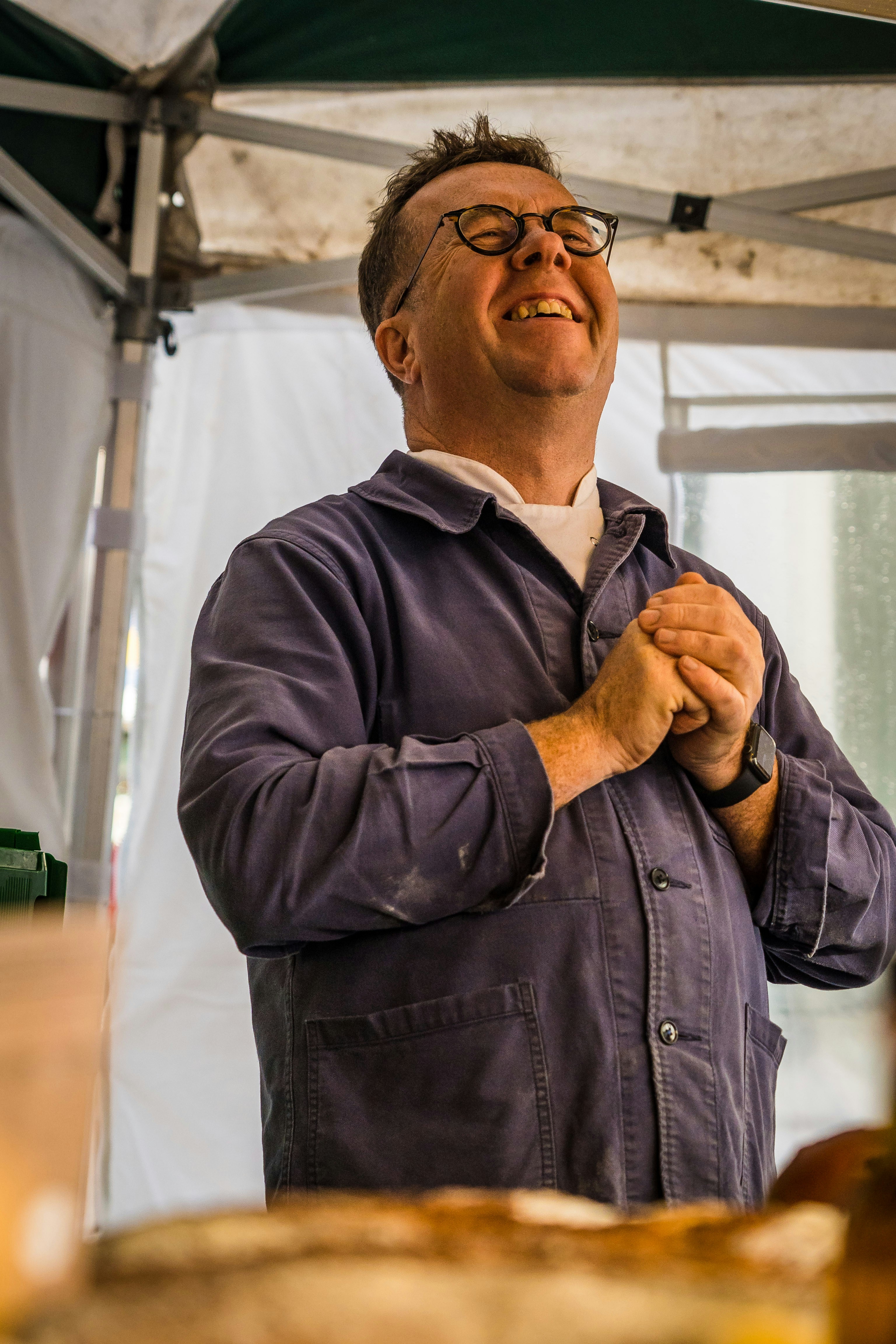 a man with his arms crossed