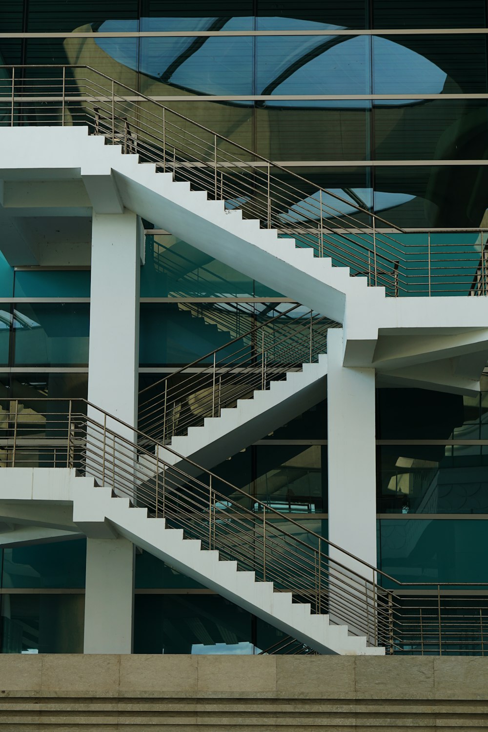 a building with glass walls