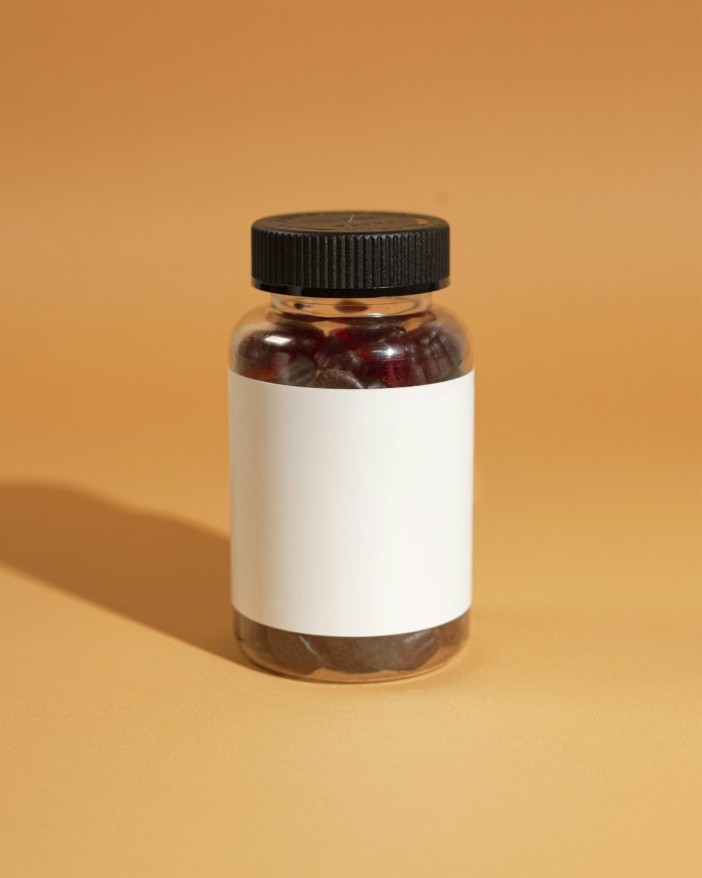 a small glass jar