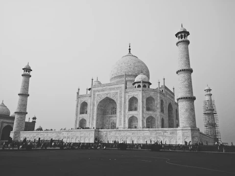 Historic black and white photo of Lodhi Dawkhana's original building in Sangot.