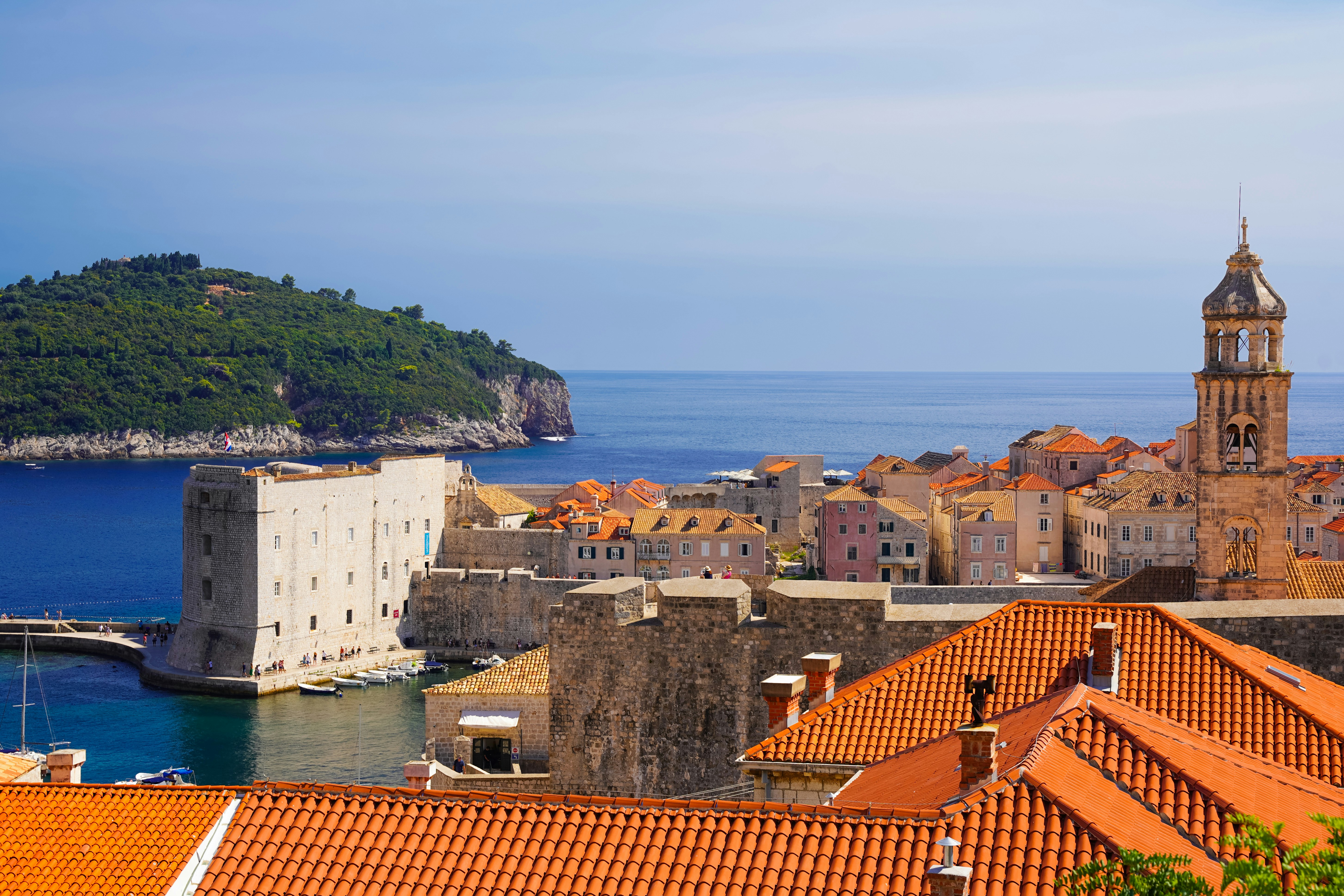A city next to the water