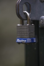 a lock on a door