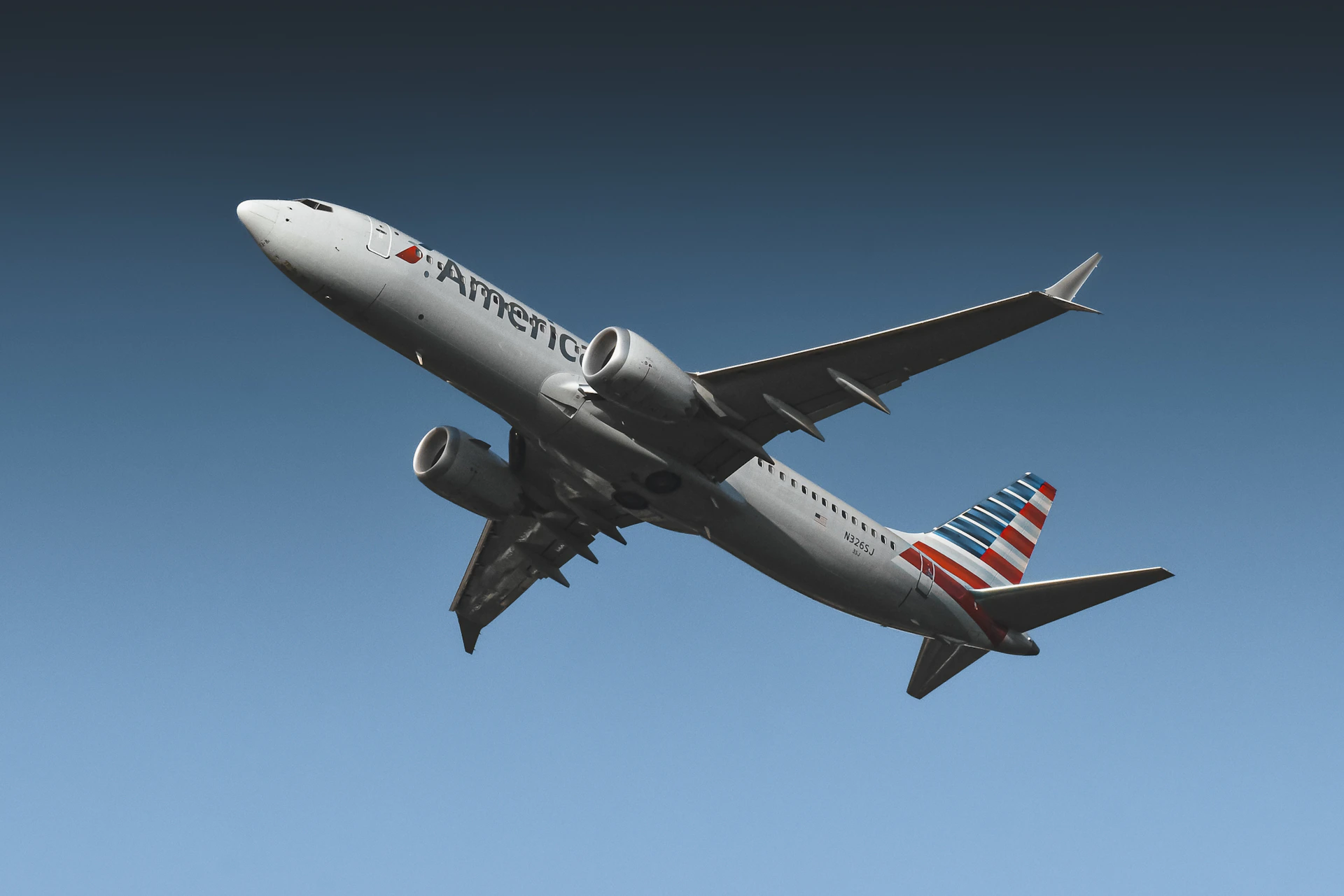 a large airplane flying in the sky