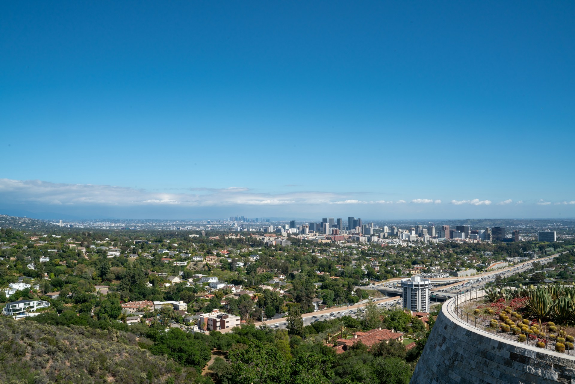 a city with trees and buildings