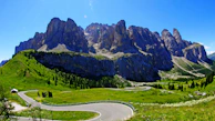 a road leading to Dolomites