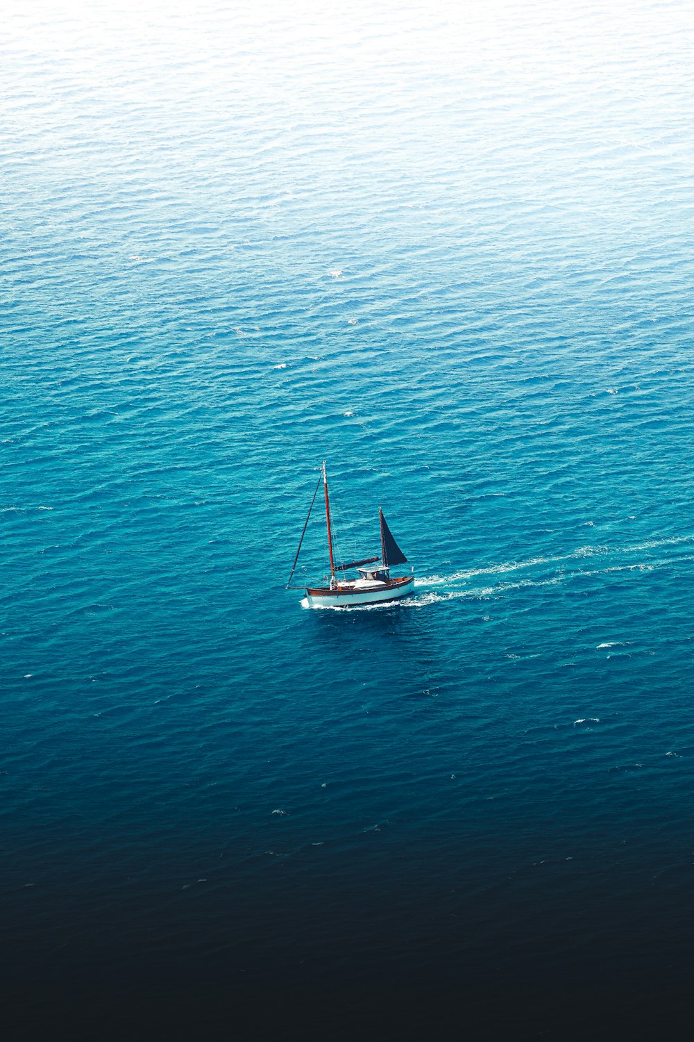 a boat sailing on the water