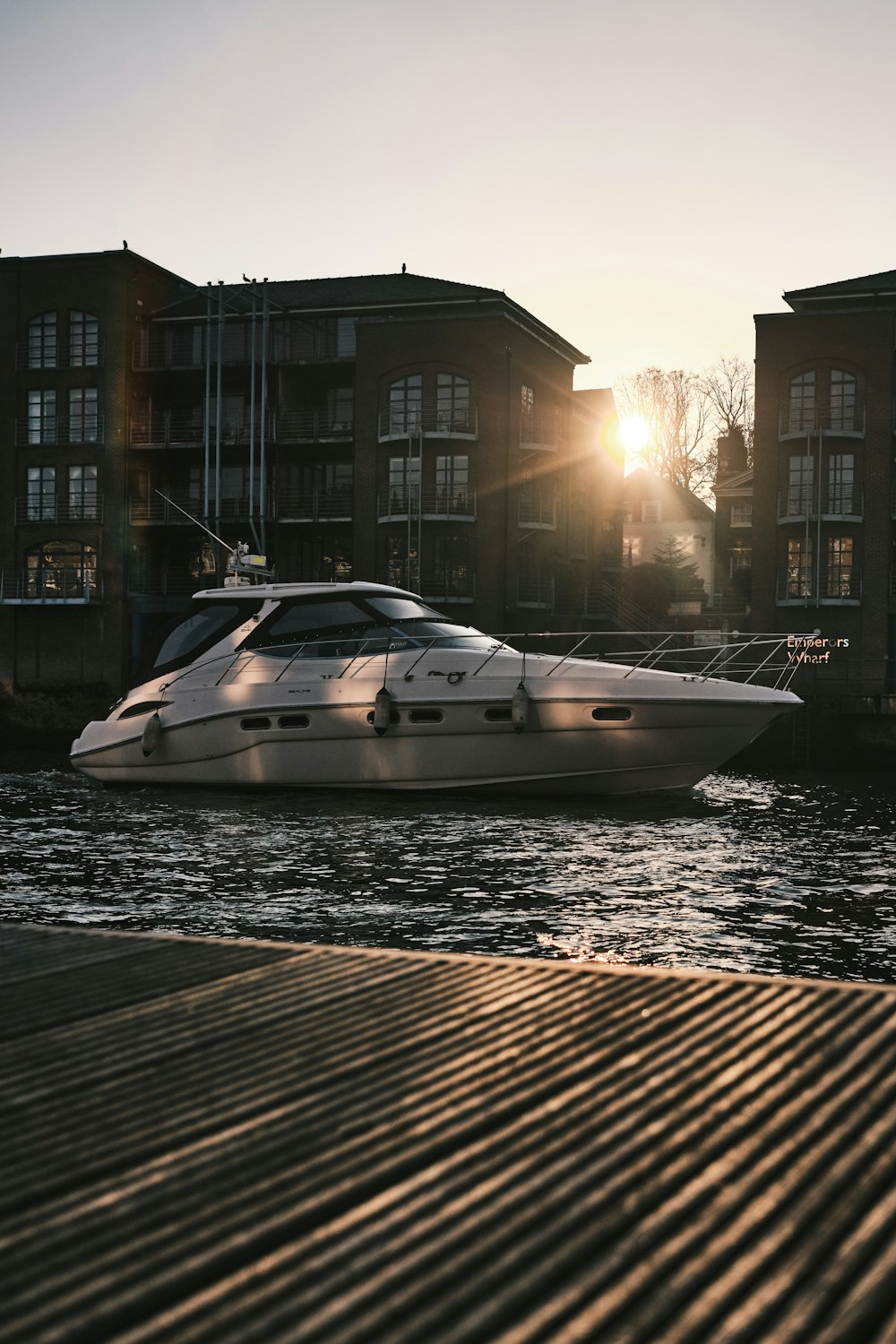 a boat on the water