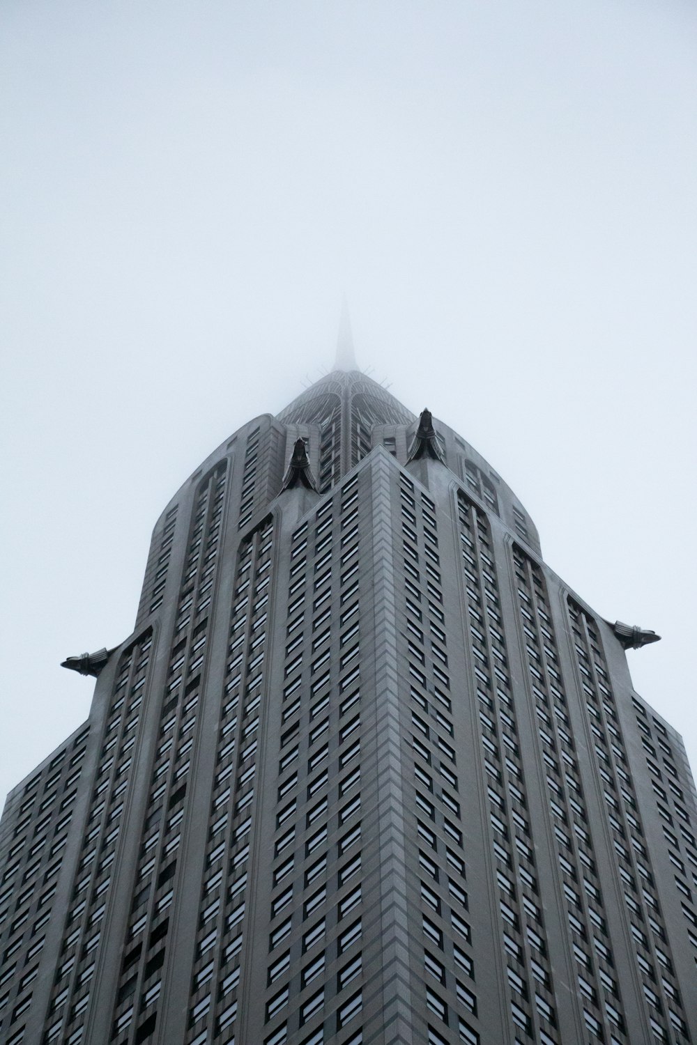 a tall building with a pointy top