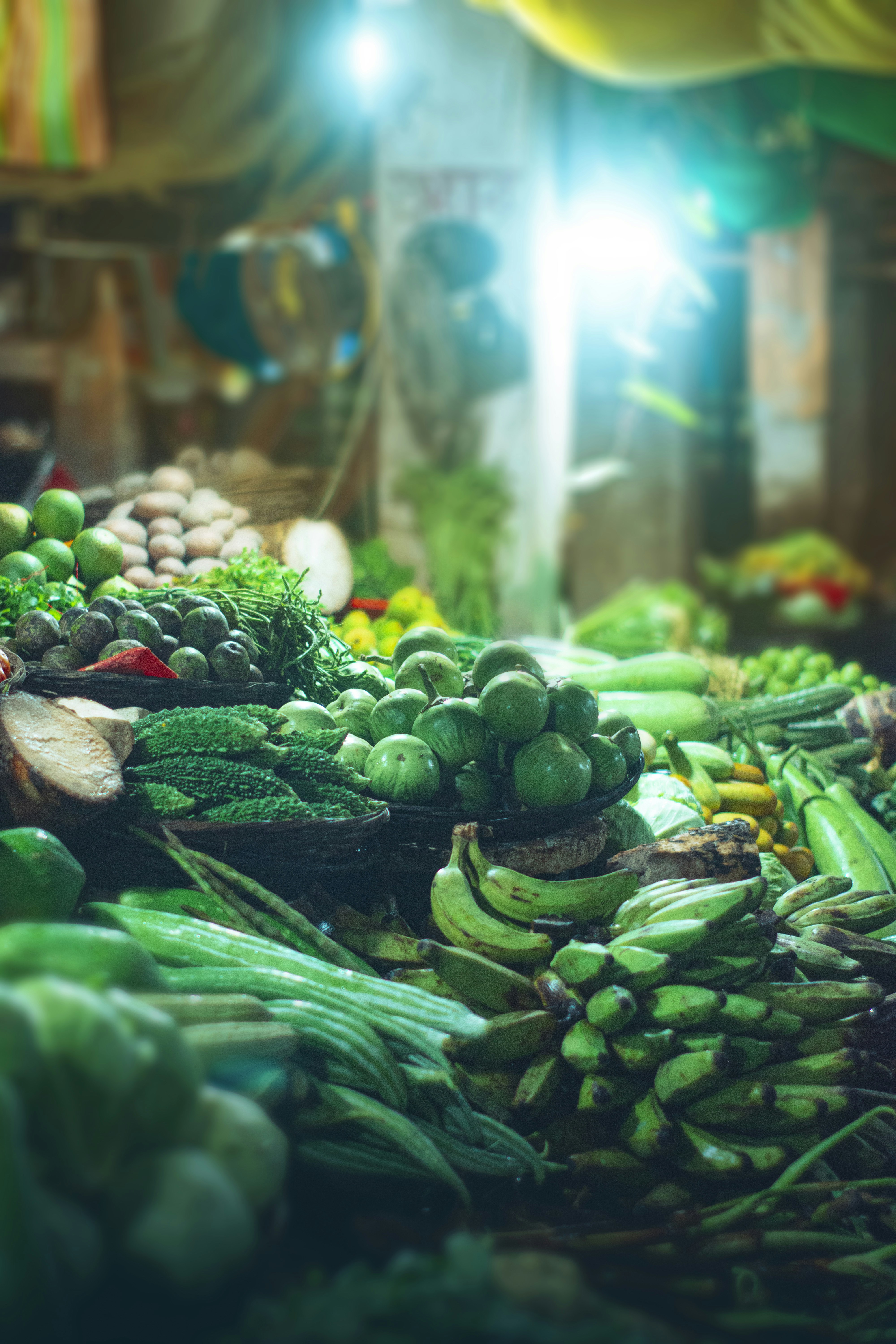 Un marché au Bangladesh.