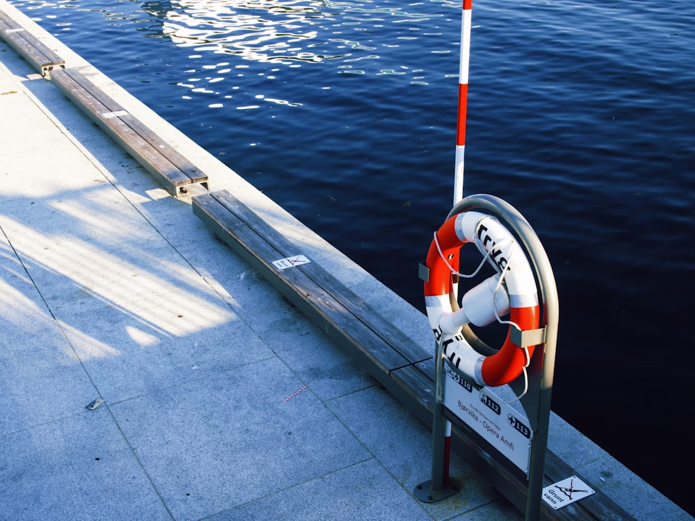 a life preserver on a boat