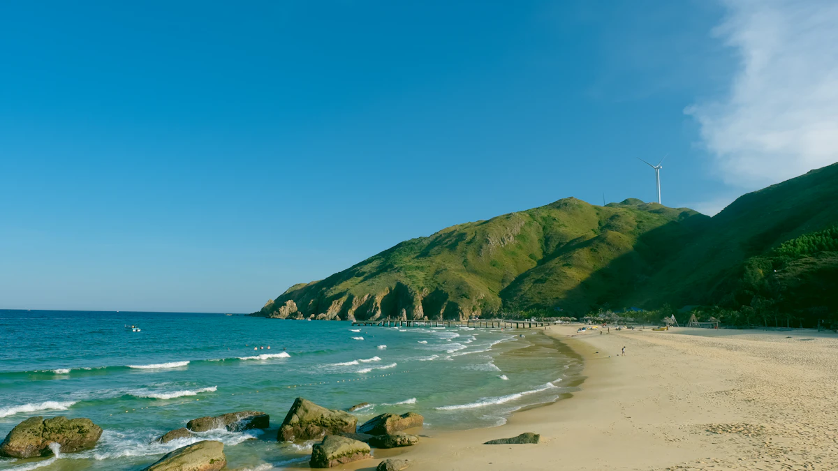 Ky Co Beach Turquoise Water and Golden Sand Cove Quy Nhon