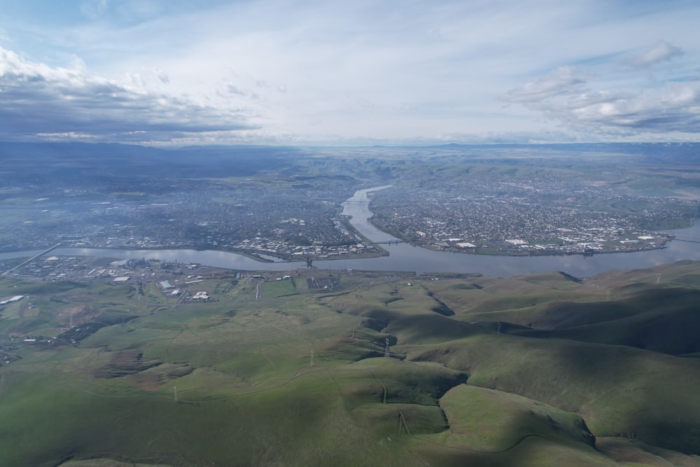 a river running through a valley